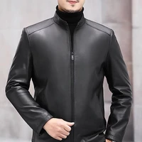 men leather suit jacket casual jackets male outerwear slim fit short coat spring autumn jackets for men chamarras para hombre
