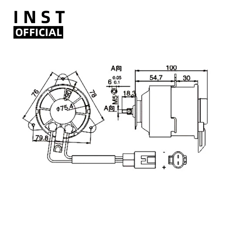 

Air Conditioning Fan AC A/C Blower Motor FOR Application 12V
