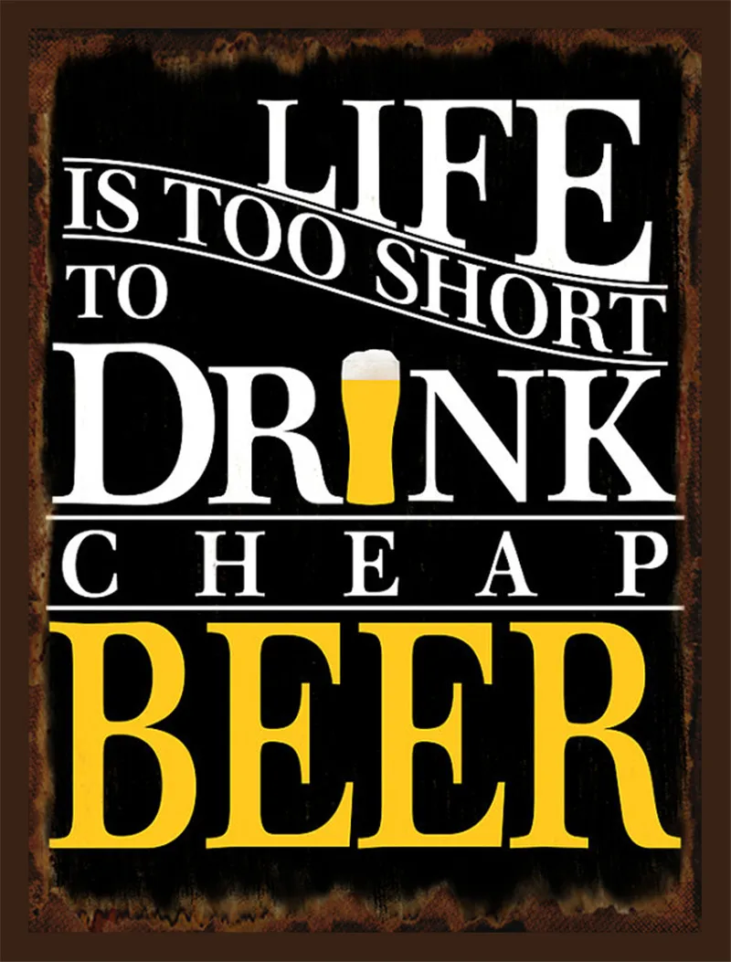 

Tiki Bar винтажный металлический постер Ретро Декор для напитков и кухни Пиво промышленный Декор жестяной знак украшение для сада для улицы до...