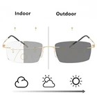 Ультра светильник Титан прогрессивная фотохромная очки для чтения анти-синий светильник мультифокальной пресбиопии очки Для мужчин Для женщин Для мужчин 2,5 3,5