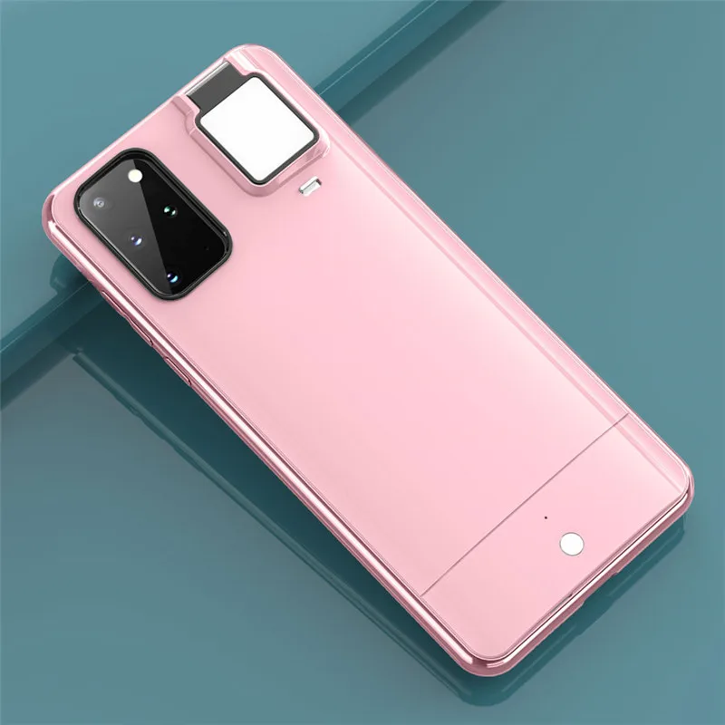 

Intelligent Fill Light Girl Selfie Case For Samsung Galaxy S20 S21 Plus Case TPU Cover Coque For Galaxy S21 S20 Ultra Case Funda