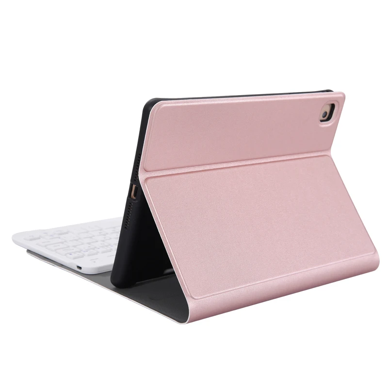 Кожаный чехол с Bluetooth клавиатурой для iPad Mini 1 2 3 4 5 7 9 русская Арабская Иврит