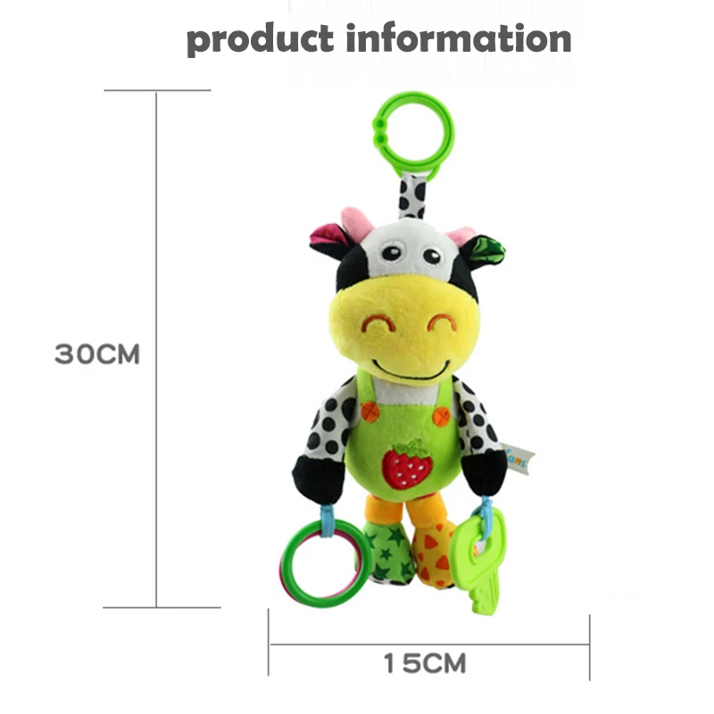 На возраст от 6 до 12 лет месячный ребенок плюшевые подвеска для коляски Игрушка