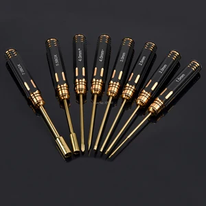 8 шт 1,52,02,53,04,05,57,0 мм Шестигранная Отвертка гнездовая отвертка гайковерт инструмент для модели RC автомобиль гусеничный SCX10 TRX-4