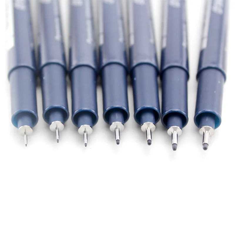 6 шт./компл. Edding Fineliner Micron набор художественных маркеров 005 01 02 03 05 07 эскизный маркер