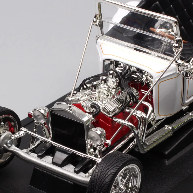1/18 дорожные фирменные Классические автомобили винтажные 1925 Ford T-Bucket t модель топ-ап литые игрушечные транспортные средства масштабная модель автомобиля миниатюры подарок