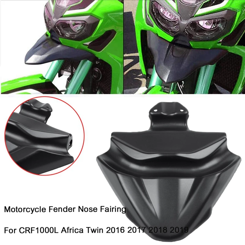 

Переднее колесо мотоцикла Hugger Крыло носа обтекатель клюва удлинитель защита капота для Honda CRF1000L Africa Twin 2016-2019