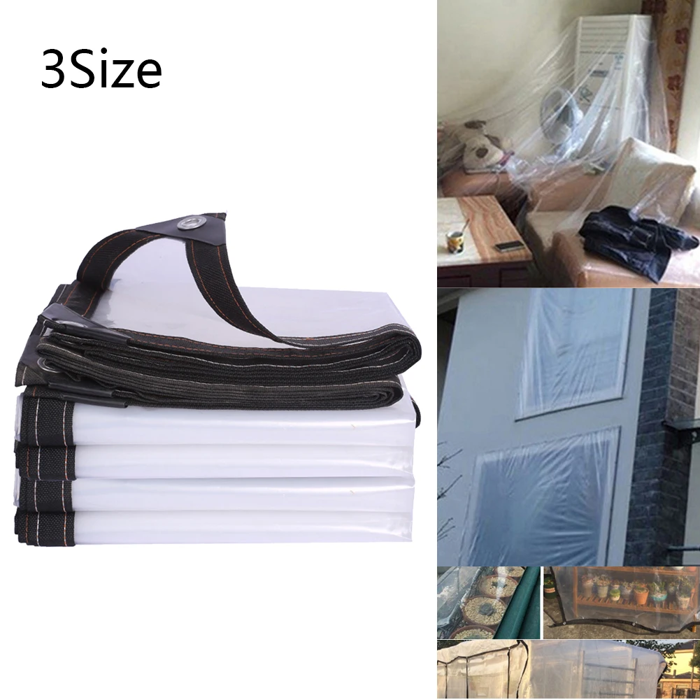 

Edges Tarp Waterproof Poly Anti-Freeze Windproof With Grommets Rainproof