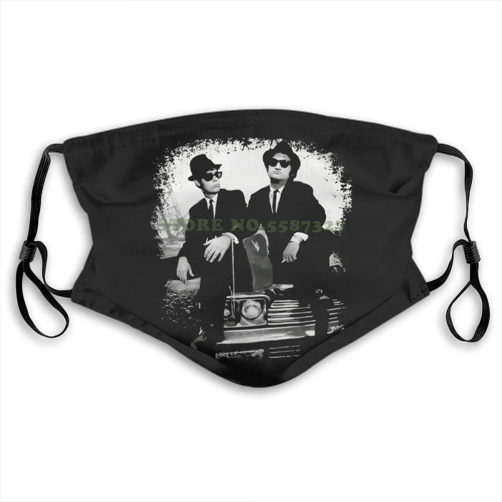 

The Blues Brothers Cotton Black Size Dan Aykroyd John Belushi Washable Diy Cool Face Masks