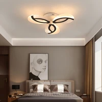 blackwhite modern led ceiling lights for bedroom dining room kitchen led ceiling lamp indoor lighting fixture 110v 220v