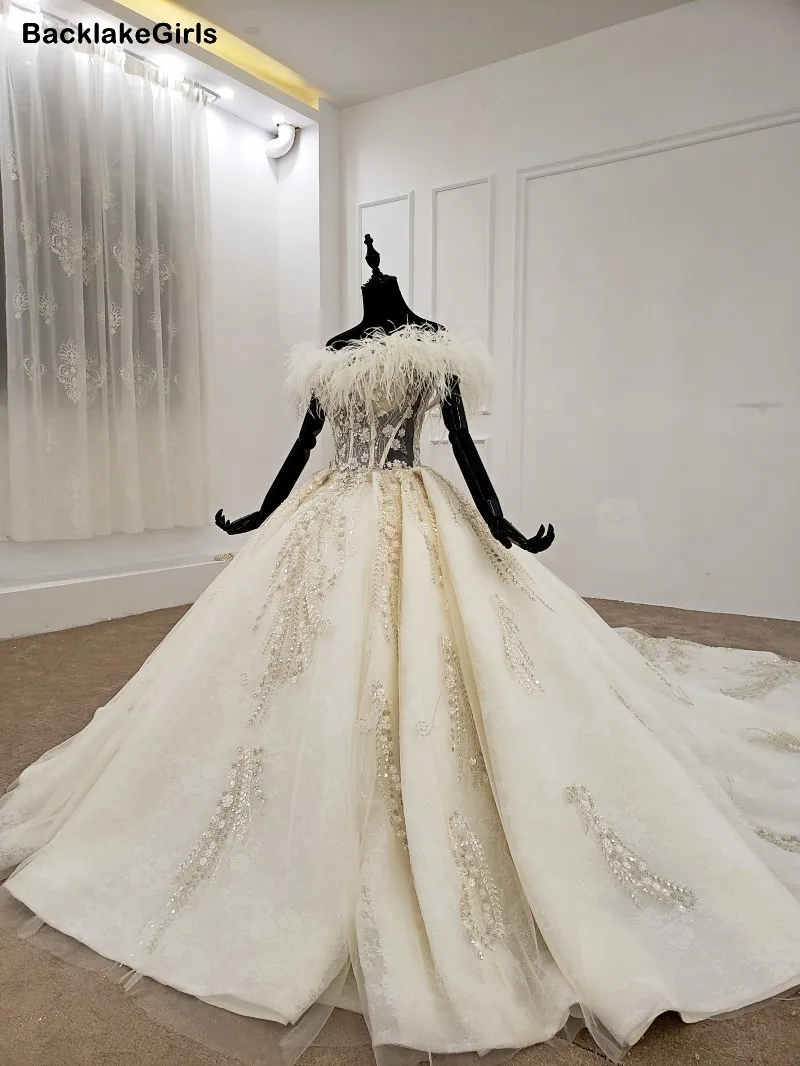 Бальное платье свадебные платья короткие рукава со шнуровкой сзади Новые