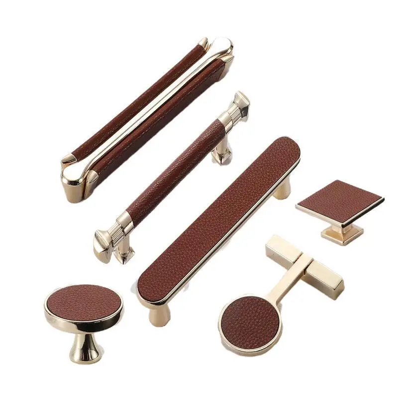 

Zinc Alloy Cupboard Metal Single Hole Handle Antique Black Wardrobe Leather Handle Simple Drawer Cabinet Door Handle