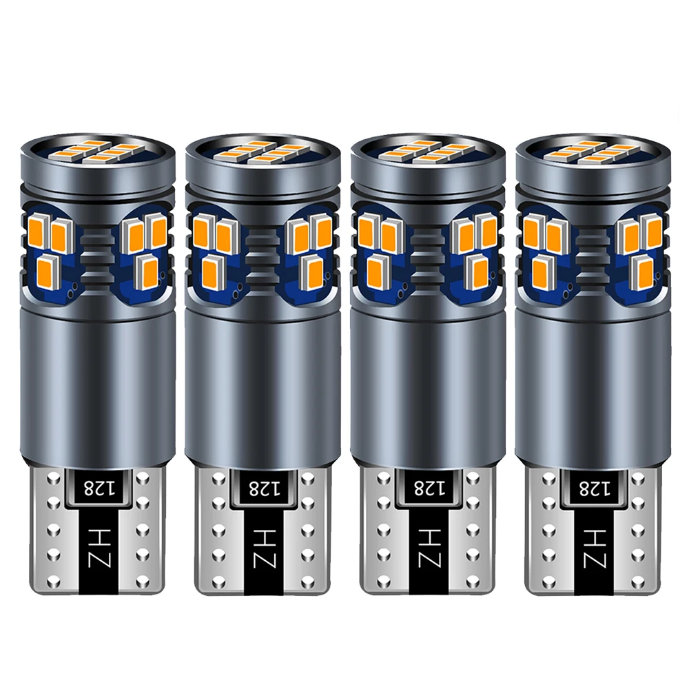 4x W5W T10 LED CANBUS Bulb Wedge Light Side Marker Lamp for Land Rover X9 V8 Freelander 2 Defender Discovery 3 4 2 Sport Evoque