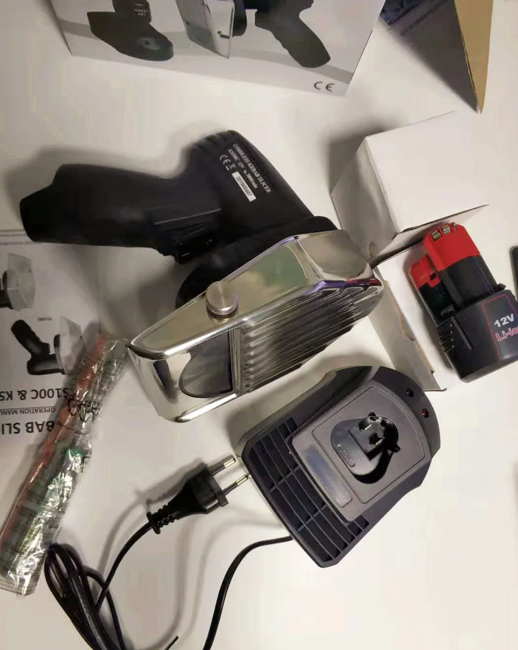 Прямая продажа с фабрики беспроводной электрический гриль для барбекю нож Донер