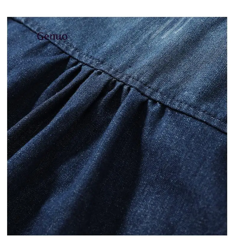 По сравнению с Размеры d размера плюс женские джинсовые Тренч Модные