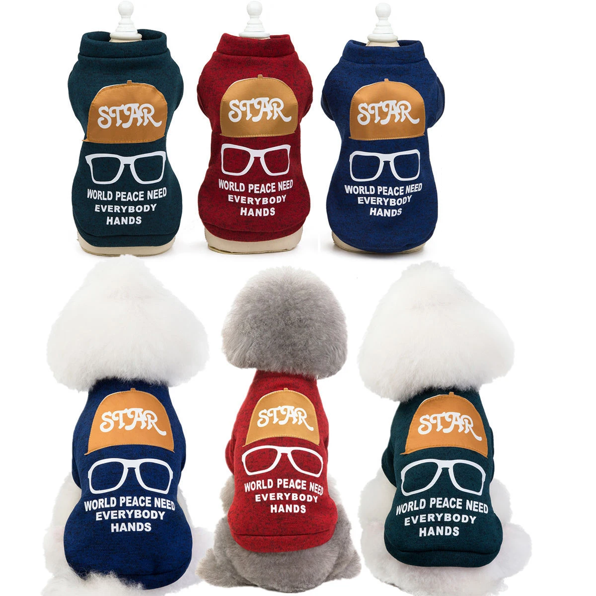

Dog Clothes Winter Warm Pet Dog Jacket Coat Puppy Clothing Hoodies For Small Medium Dogs Puppy Yorkshire Outfit S-2XL