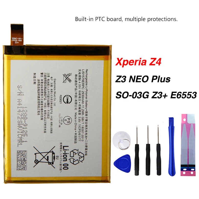 

Original 2930mAh Battery For Sony Xperia Z4 Z3 NEO Plus SO-03G Z3+ E6553 AGPB015-A001