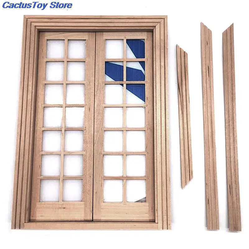 Кукольный домик из дерева 28 ячеек двухдверная мебель аксессуары для игрушек 1/12 |