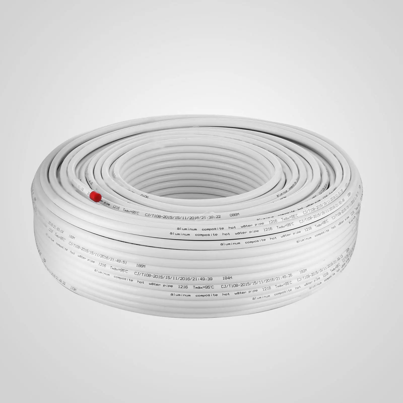 Трубка из сшитого полиэтилена PEX Al Pex тепловой полиэтилен алюминиевый слой 1/2 м