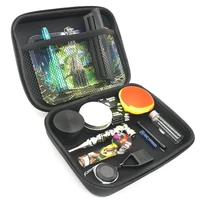 1set smoking pipe grinder with rolling paper tray tube lighter leash silicone bowl storage box snuff smoke cigarette accessories