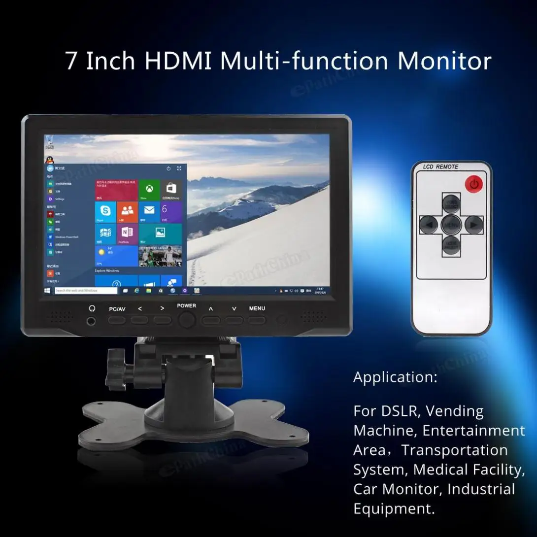 Монитор заднего вида Автомобильный 7 дюймов TFT ЖК дисплей|rear view monitor|reverse monitorcar rear