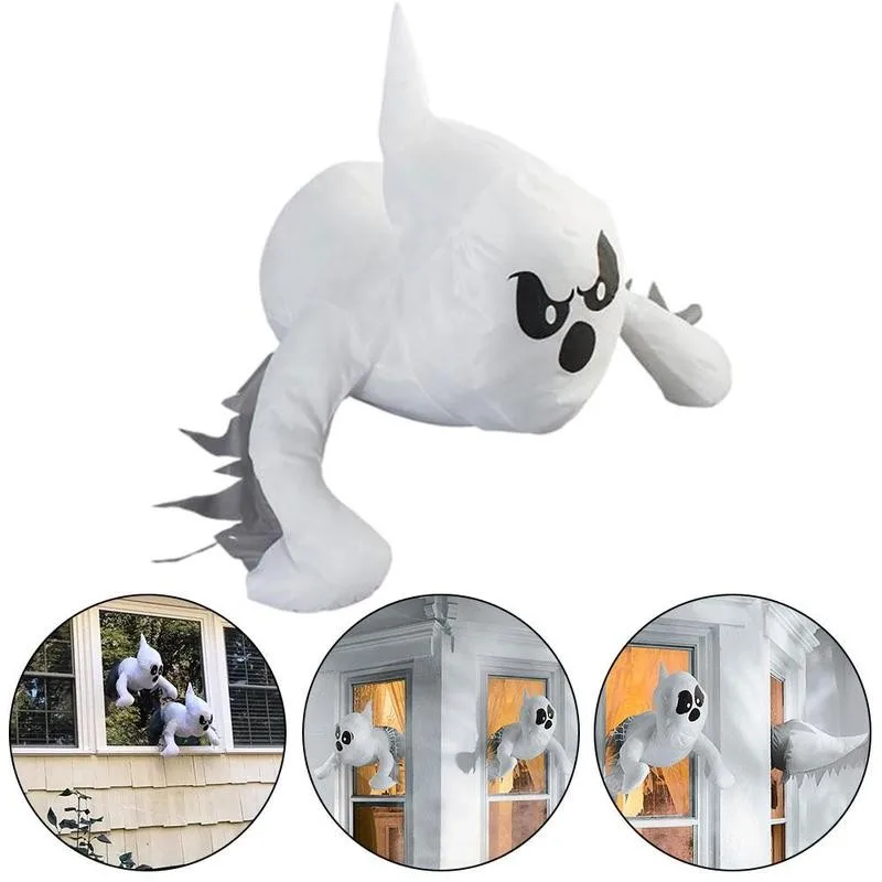 

Halloween Bumping Window Ghost Window Decoration Broken Window Ghost Halloween Outdoor Door Window Wall Decoration Dropshipping