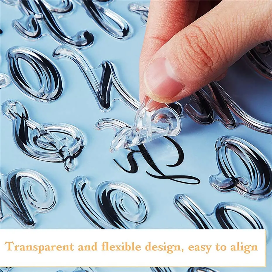 Аксессуары аксессуары для украшения торта силиконовая формочка выпечки букв |