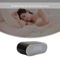 new 1080p wifi mini camera time alarm wireless ip camera motion security alarm clock ir night vision home secret invisiblecamera