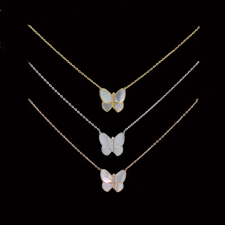 Роскошные брендовые ювелирные изделия подвеска в виде цветка клевера бабочки