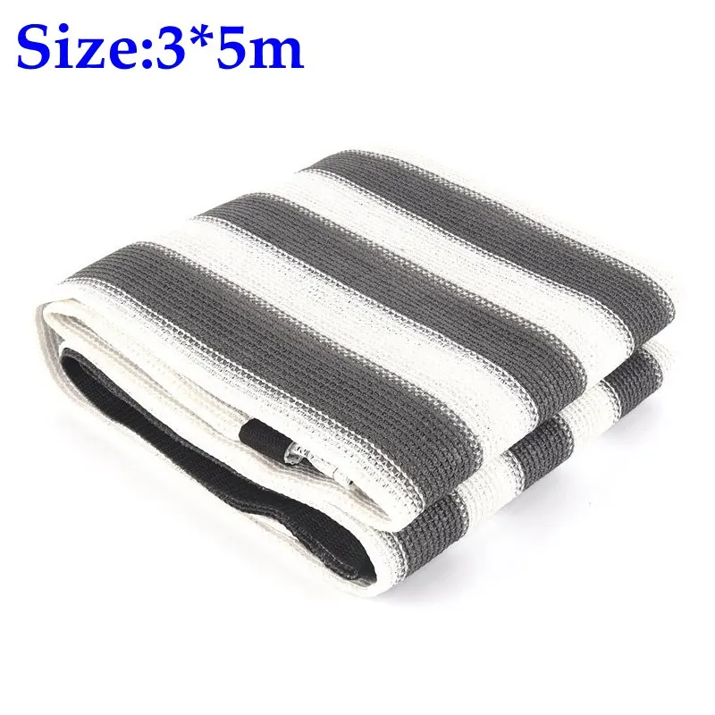 Серый и белый навес от солнца сетчатый тент парус окно сад двор растение укрытие