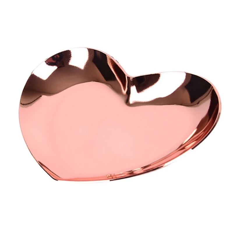 Новое ювелирное изделие в форме сердца Сервировочная тарелка металлический