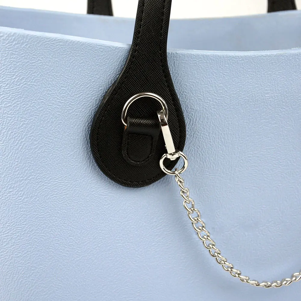 Короткая длинная ручка Tanqu для O bags с краями круглой пряжкой d образной формы ручки