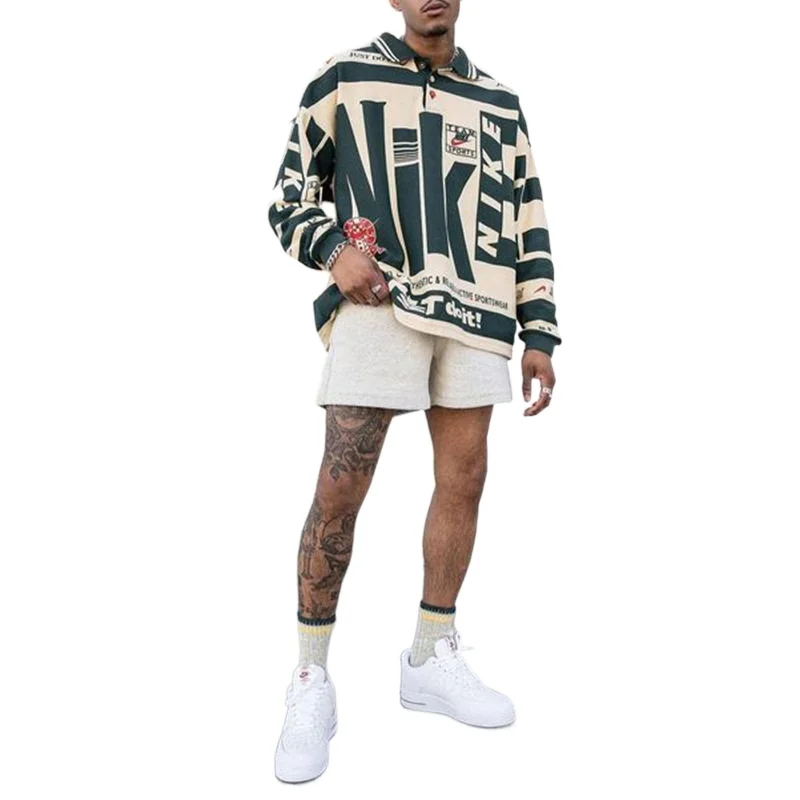 

Spring and Autumn New Men's Trendy Printing Long-Sleeved Shirt Casual Hoodie