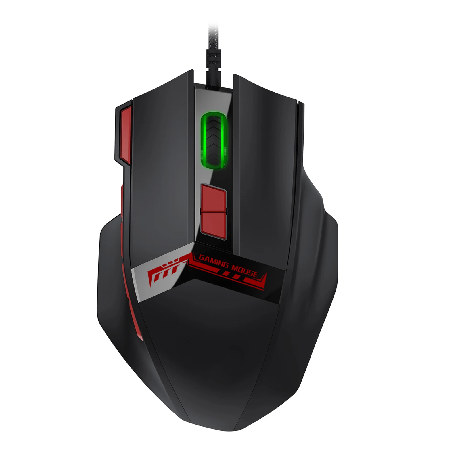 

Wired Mouse 10 Buttons USB Gaming Mouse with RGB Light 1000/1600/2400/3200DPI Weight Tuning for Desktop Laptop