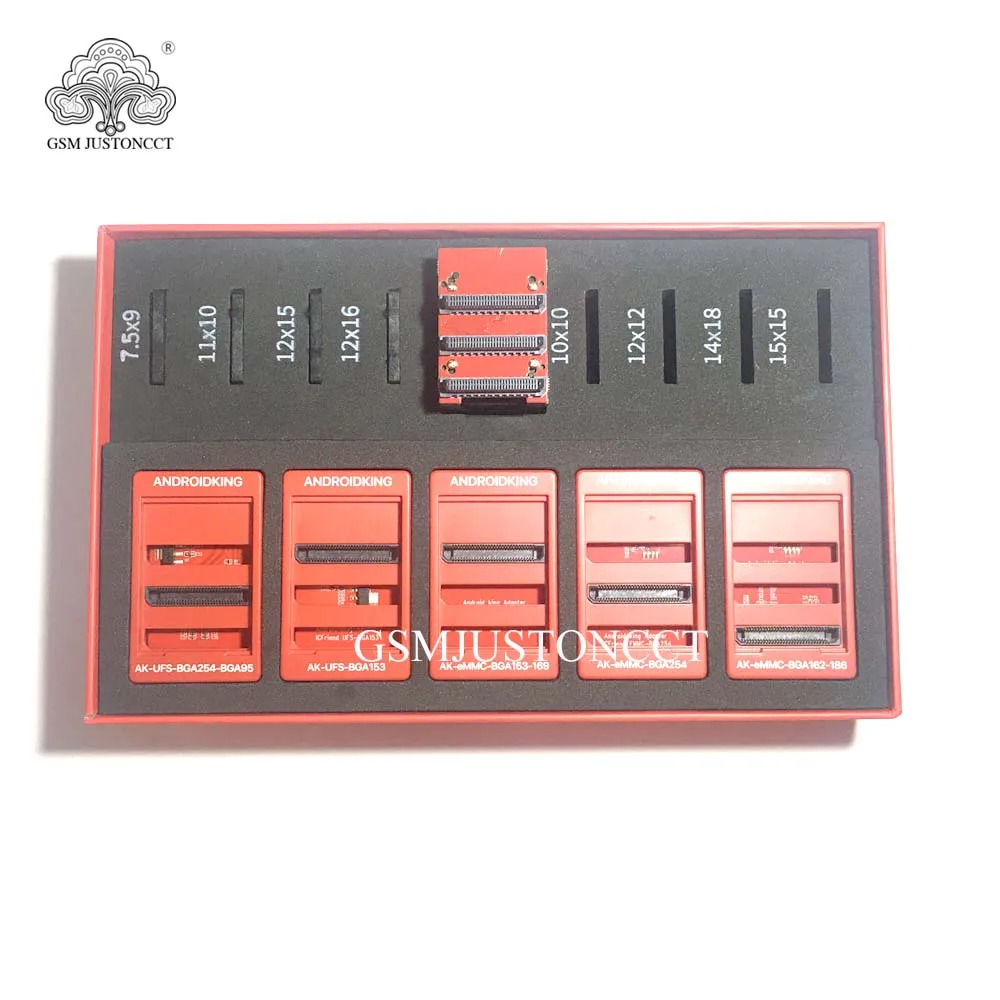Androidking 16 в 1 MOORC ICFRIEND E-mate box обновление AK-BGA eMMC адаптер с Z3X легкий Jtag Plus UFI Box Medusa Pro |