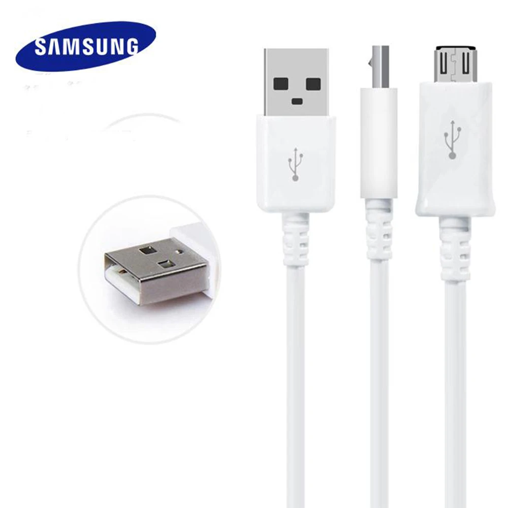 Оригинальное быстрое зарядное устройство Samsung с micro usb кабелем 2/1/1 5 м 2 А кабель