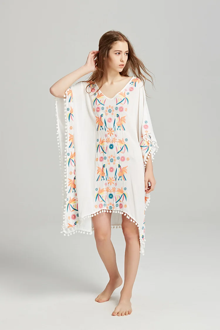 Короткое свадебное платье до колена в богемном стиле 2018 Пляжное с расклешенным