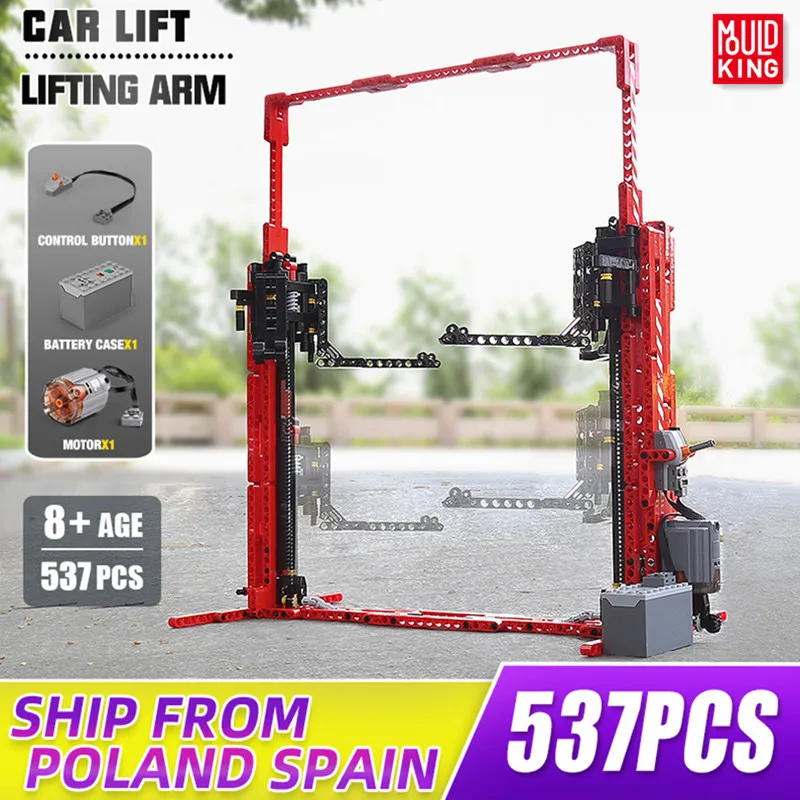 

MOULD KING High-Tech Building Blocks The APP RC Motorized Car Lift Model Assemble Bricks Car Parts Kids Toys Christmas Gifts