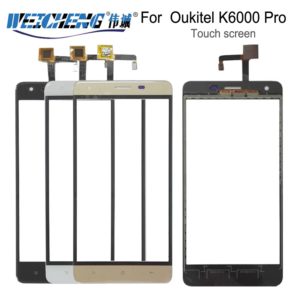 WEICHENG для Oukitel K6000 Pro панель сенсорного экрана идеальные запасные части сенсорная с