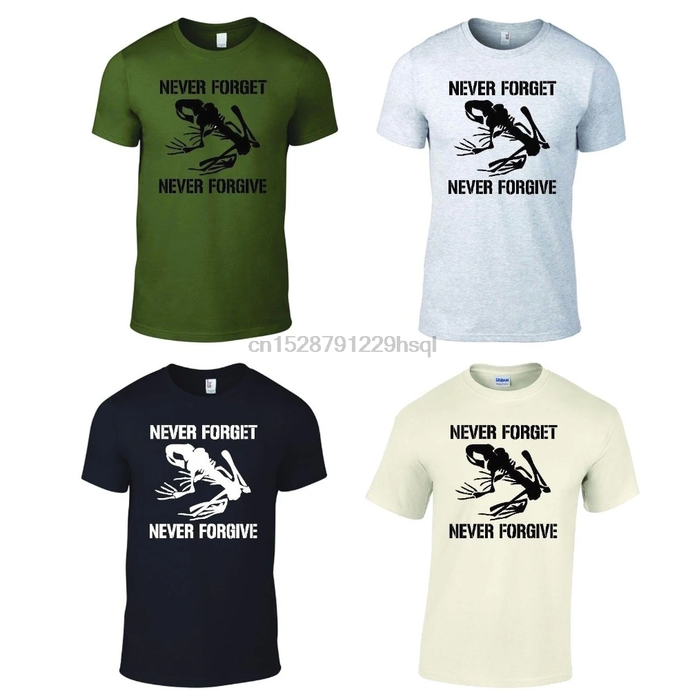 Летняя хлопковая футболка с коротким рукавом темно-синяя принтом никогда не