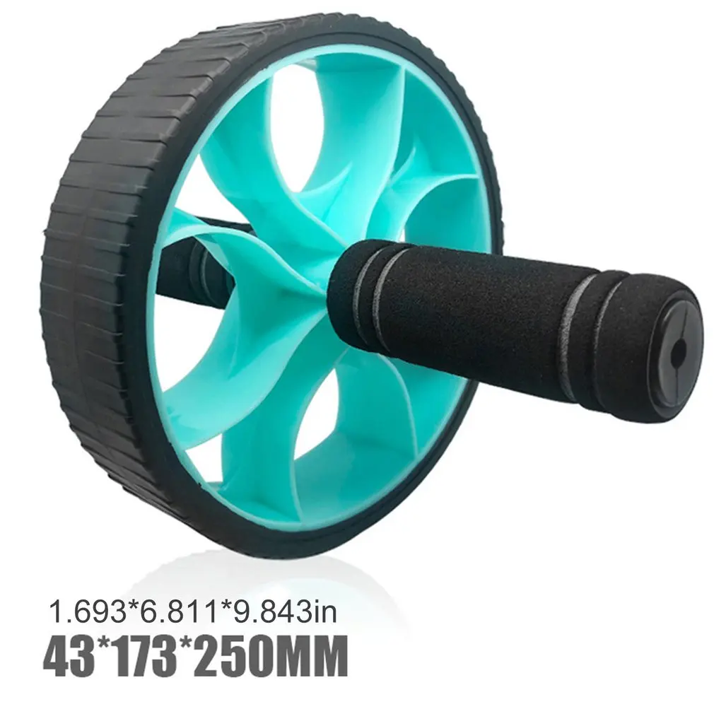 

On sale New Roller&Jump Rope No Noise Abdominal Wheel Roller with Mat For Waist Leg Exercise Gym Fitness Equipment