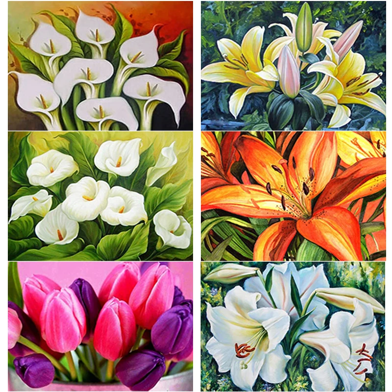 

5D DIY Diamond Painting Orchid Text Picture Cross Stitch Gift Square/Round Full Drill Embroidery Mosaic Art Home Decoration