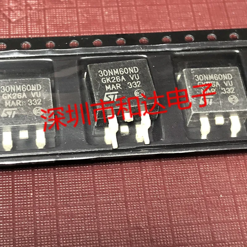 

5 шт. 30NM60ND STB30NM60ND TO-263 600V 25A