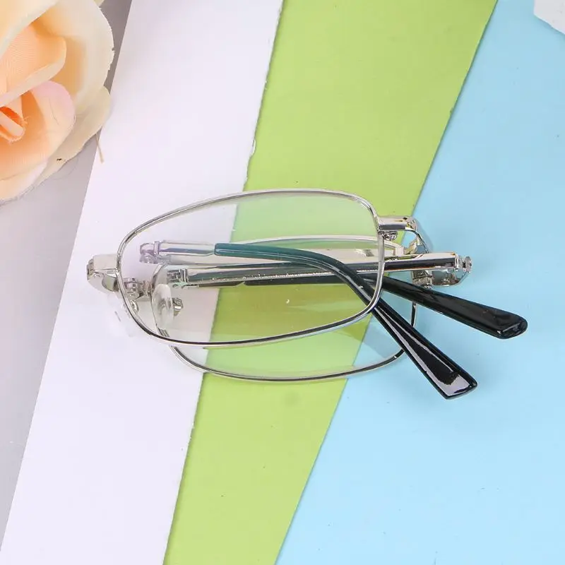 Складные очки для чтения с металлической защелкой чехол + 1 0 5 2 3 4 0|folding reading