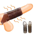 Кольцо для увеличения головки пениса, силиконовое кольцо для задержки эякуляции, удлинитель пениса, секс-игрушки для мужчин, секс-шоп, многоразовый кран