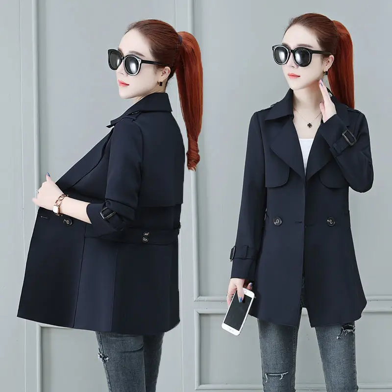 

Popular in early spring: versatile short coat, windbreaker, women's new spring dress, foreign style coat, short coat fashion