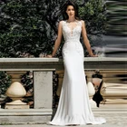 Свадебное платье-Русалка Verngo, кружевное свадебное платье с аппликацией, элегантное Пятнистое платье невесты, 2020