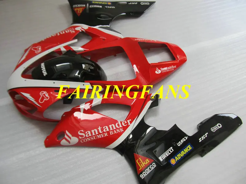 Комплект обтекателей для мотоцикла YAMAHA YZFR1 98 99 YZF R1 YZF1000 1998 1999 ABS Красный Черный