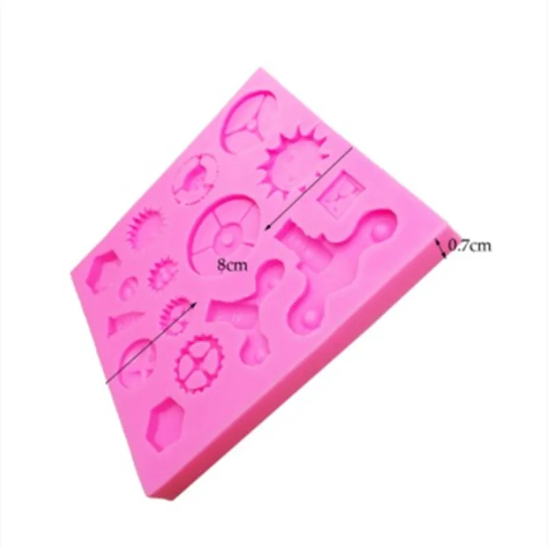 Механический винтовой Шестерни торт кайма для мастики формы пирожных Кухня