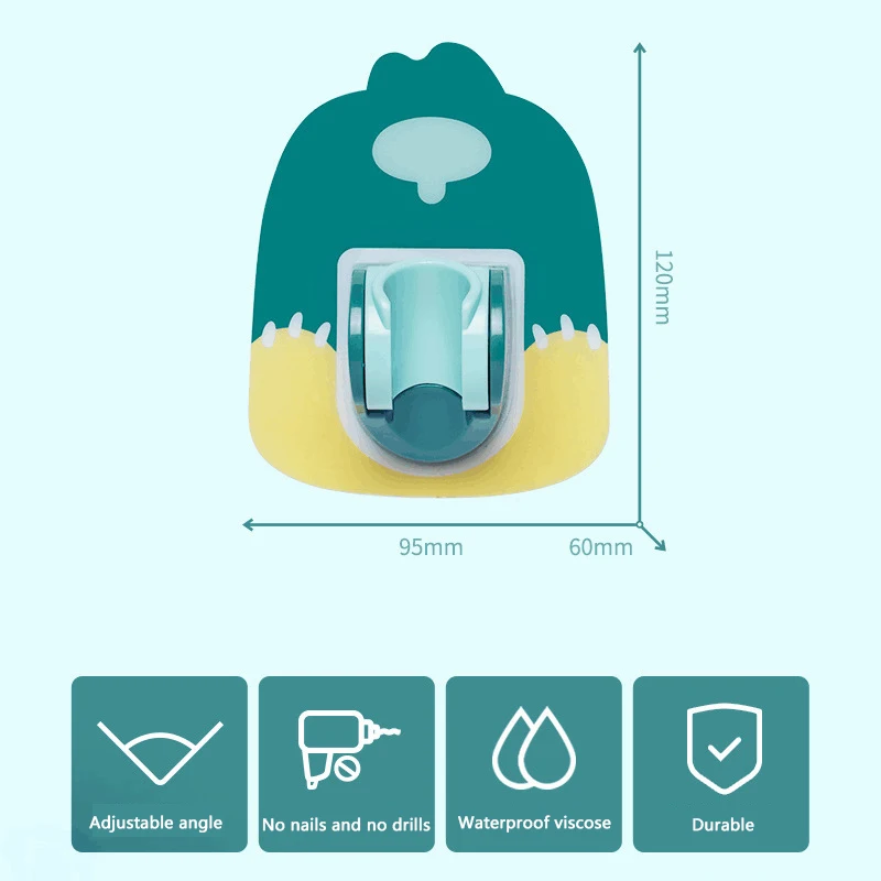 Многофункциональный кронштейн для душа самоклеящаяся настенная душевая стойка